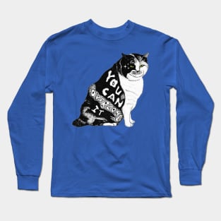 You Can Overcome It Cat Long Sleeve T-Shirt